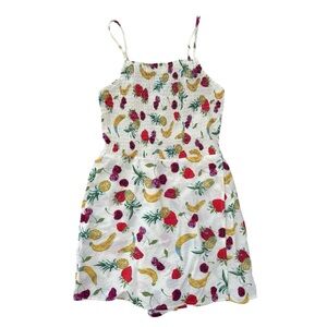 Sadie & Sage Colorful Fruit Print Skirted Romper medium (read)